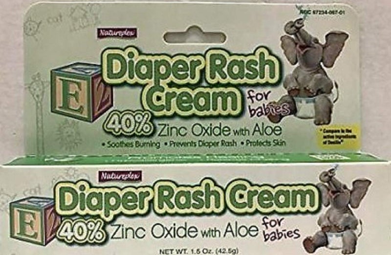 Natureplex Diaper Rash Cream with Zinc Oxide and Aloe (Pack of 3) - Image 2